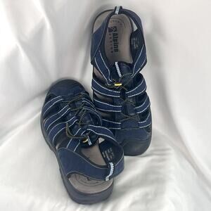 Alpine Design Mens Sport Sandals Closed Toe Hiking Water Shoes Navy Size 10